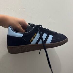 Navy blue adidas special shoes